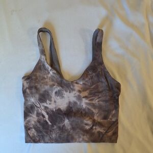 Lululemon Athletica Brown  Tie Dye Top